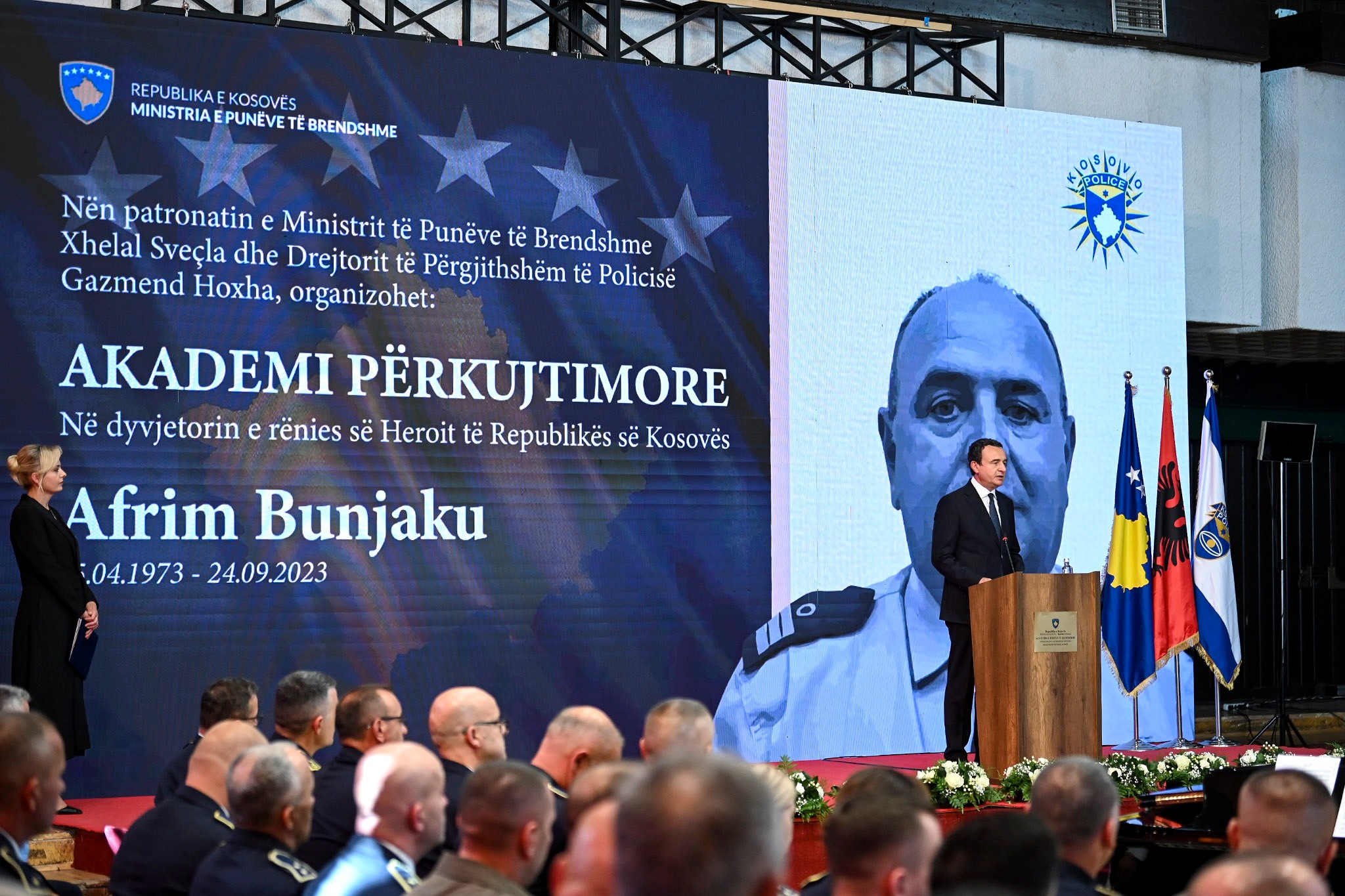 Dy vjet nga vrasja e policit Afrim Bunjaku, Kurti: Rënia heroike e tij e ngriti Republikën e Kosovës