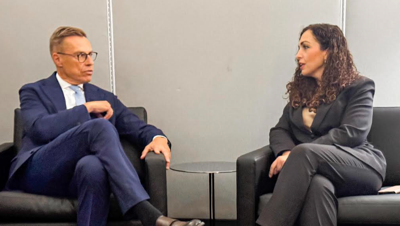 Osmani në New York takon presidentin finlandez, flasin për sigurinë në Evropë