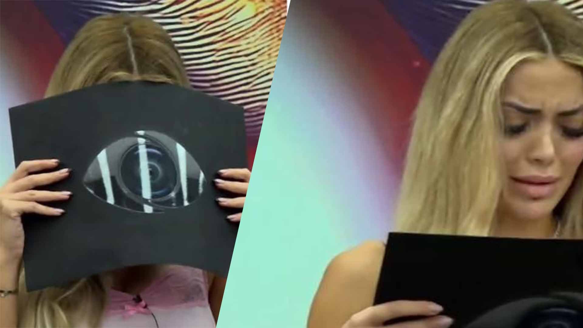 Brikena në lot pasi lexon lajmin për largimin e Kristit nga shtëpia