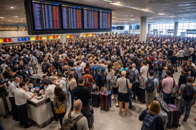 Aeroporti i Vjenës pezullon fluturimet për shkak të reshjeve të dendura të borës