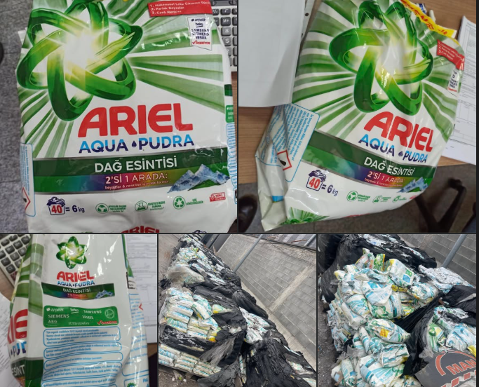 Dogana e Kosovës asgjëson mallra të falsifikuara me markën tregtare “Ariel”