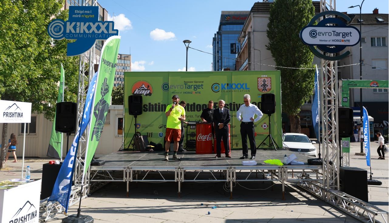 evroTarget dhe KiKxxl et Kosova – Sponsorë të Prishtina Outdoor Festival, i hapur sot me pjesëmarrjen e Ambasadorit të Gjermanisë në Kosovë