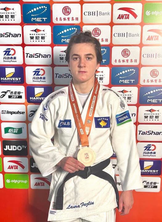 Laura Fazliu i sjell Kosovës një tjetër medalje nga Qingdao