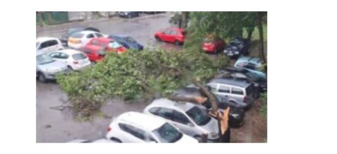 MPB me detaje pas stuhisë: Janë dëmtuar 117 automjete, objekte të ministrive, si dhe 10 persona janë lënduar