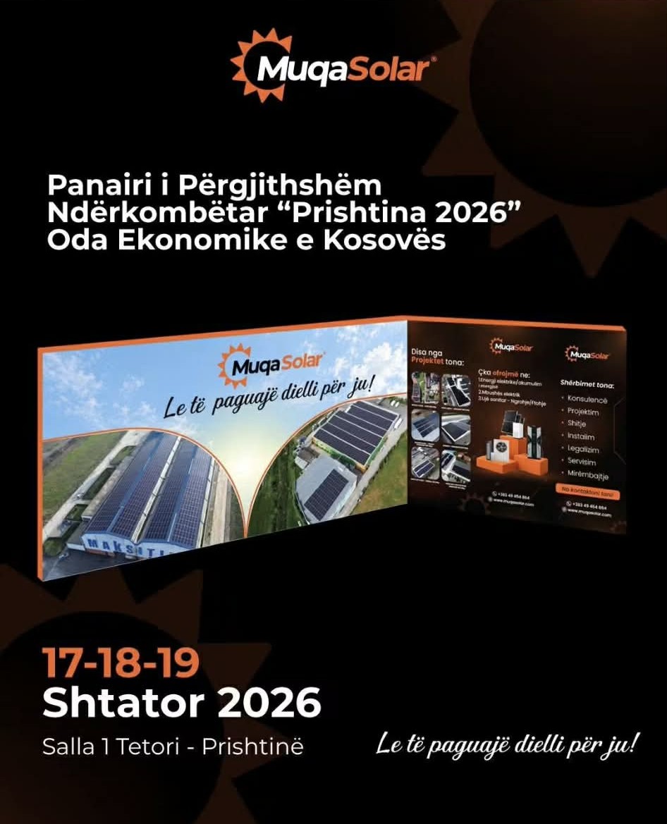 Muqa Solar pjesë e Panairit të Përgjithshëm Ndërkombëtar “Prishtina 2026”